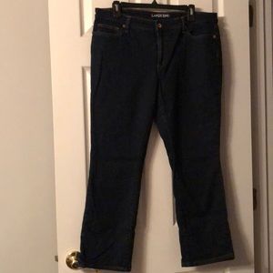 Lands’ End Mid Rise Straight Jean